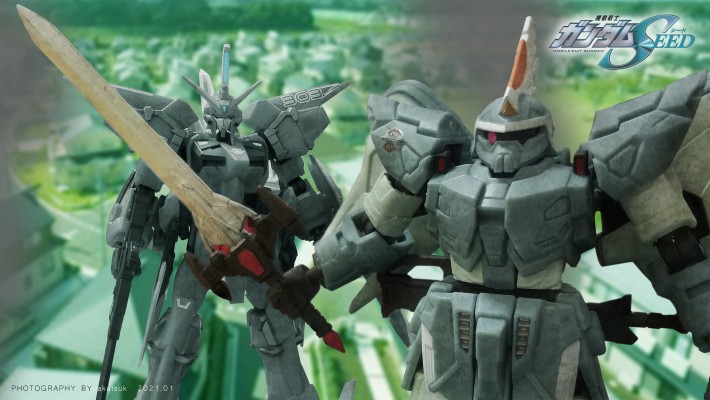 机动战士高达 G框架 EX03 机动战士高达SEED 高清重制版  GAT-X105+AQM／E-YM1	完美强袭高达 &  FX-550 空中霸王