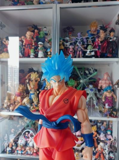 巨型系列 龙珠超 超级赛亚人之神超级赛亚人 孙悟空 彩透版