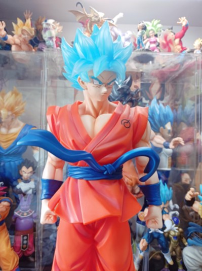 巨型系列 龙珠超 超级赛亚人之神超级赛亚人 孙悟空 彩透版