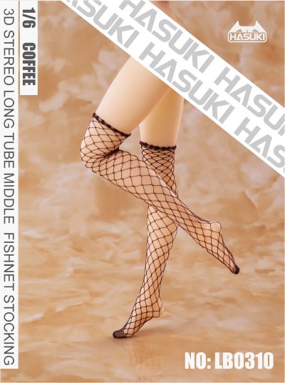LB03 3D立体长筒袜中网 无缝袜
