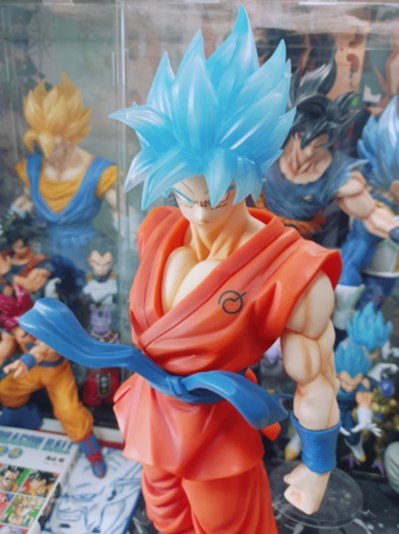 巨型系列 龙珠超 超级赛亚人之神超级赛亚人 孙悟空 彩透版