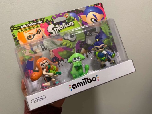 amiibo 斯普拉遁系列 单品３种套装 (墨灵、女孩、男孩)
