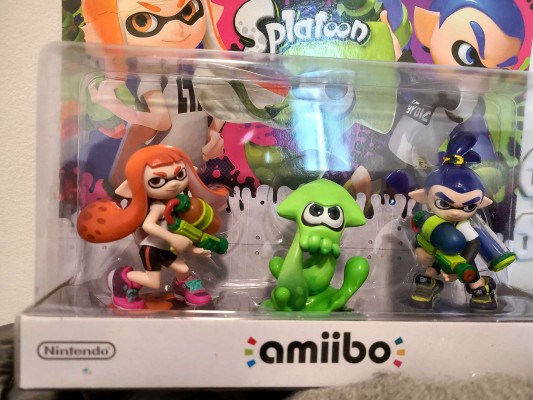 amiibo 斯普拉遁系列 单品３种套装 (墨灵、女孩、男孩)