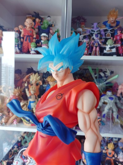 巨型系列 龙珠超 超级赛亚人之神超级赛亚人 孙悟空 彩透版