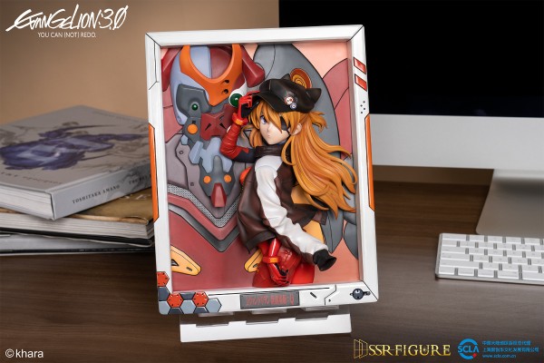 新世纪福音战士新剧场版：Q 式波·明日香·兰格雷 战斗服Ver. 立体相框