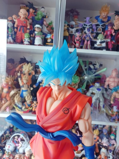 巨型系列 龙珠超 超级赛亚人之神超级赛亚人 孙悟空 彩透版