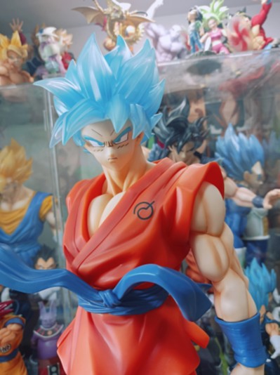 巨型系列 龙珠超 超级赛亚人之神超级赛亚人 孙悟空 彩透版