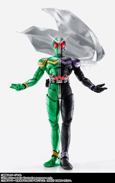 S.H.Figuarts（真骨雕制法）   假面骑士双骑 疾风王牌形态 风都侦探改编动画纪念版