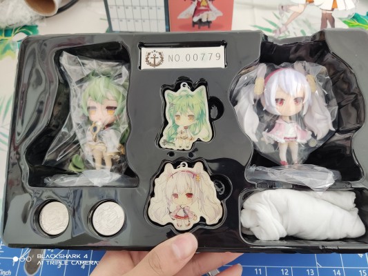 碧蓝航线 SD手办 第一弹 拉菲 与 明石