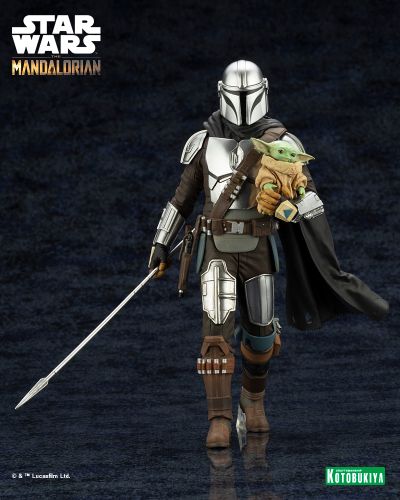 ARTFX+ 星球大战：曼达洛人 曼达洛人 与 古古 与 贝斯卡长矛