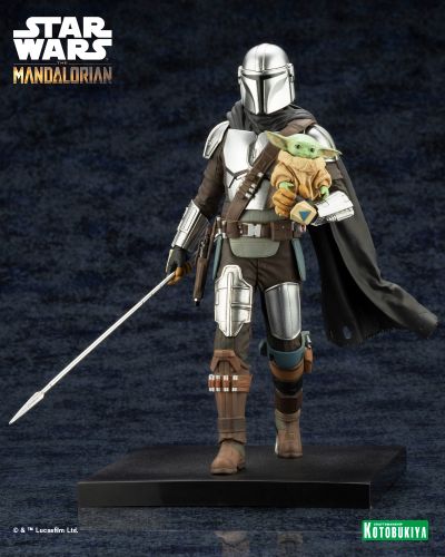 ARTFX+ 星球大战：曼达洛人 曼达洛人 与 古古 与 贝斯卡长矛