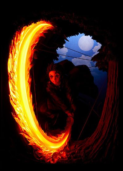 鬼灭之刃 灶门炭治郎 火之神神乐 圆舞