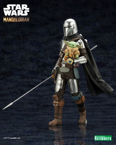 ARTFX+ 星球大战：曼达洛人 曼达洛人 与 古古 与 贝斯卡长矛