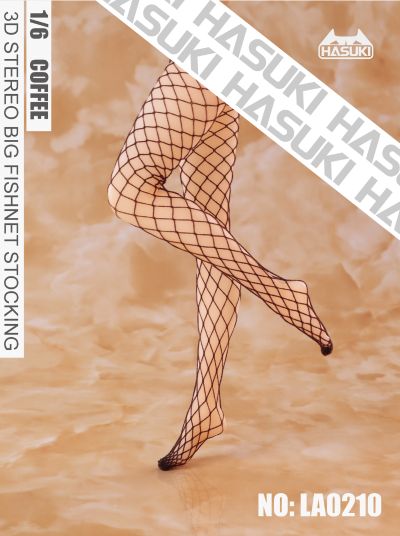 LA02 3D立体连裤大网袜 无缝袜