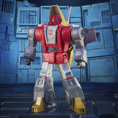 变形金刚玩具 经典电影系列 86-07 领袖级 变形金刚大电影 机器恐龙 铁渣 与 丹尼尔·维特维奇