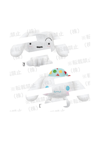 蜡笔小新与大耳狗 联名款式 超大毛绒玩偶