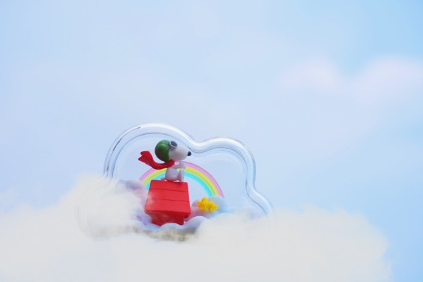 花生漫画  史努比 天气微景观