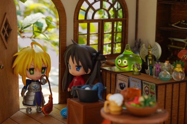 粘土人 #034 フェイト／ステイ骑士&幸运星 柊镜 Tohsaka Rin 角色扮演