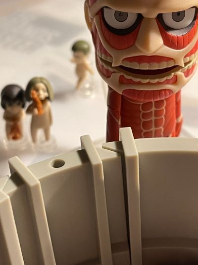 粘土人 #360 进击的巨人 超大型巨人＆进击的Play 套装