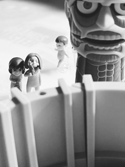 粘土人 #360 进击的巨人 超大型巨人＆进击的Play 套装