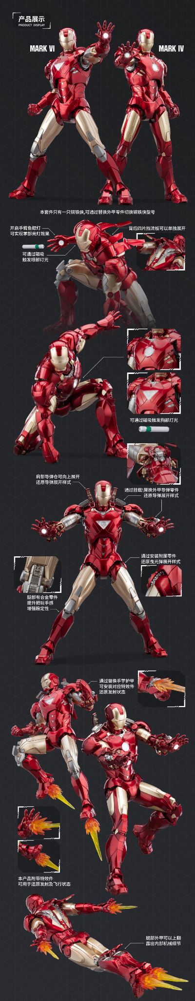 复仇者联盟系列 钢铁侠 4号装甲/6号装甲