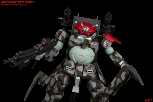 HGBD 高达创形者  红色贝雷帽格里摩亚