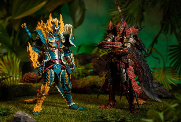 山口式转轮科技   怪物猎人系列  猎人男剑士 雷狼龙装 (新版)