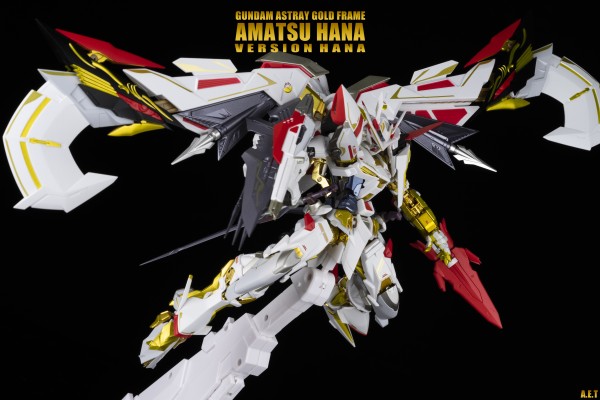 METAL BUILD 机动战士高达SEED ASTRAY 天空的皇女 MBF-P01-Re3 异端高达金色机 天哈娜