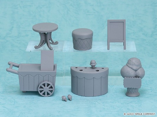 粘土人配件系列 配件收藏 冰淇淋店