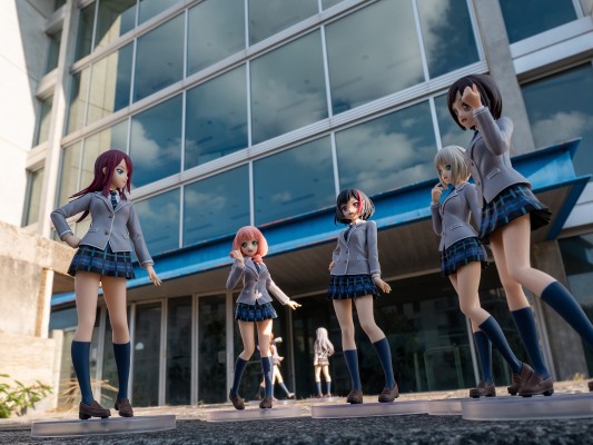 PM 手办 	BanG Dream! 少女偶像派对 青叶摩卡 School☆Days