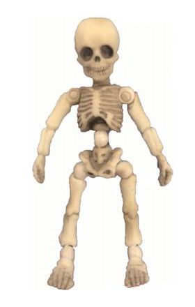 俯式骨架人 02 孩子
