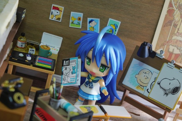 花生漫画 史努比的画室