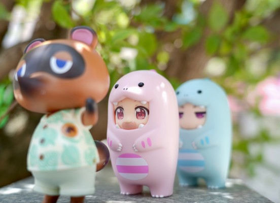 粘土人配件系列 玩偶服 (粉色恐龙)