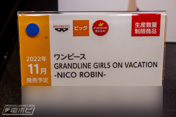 伟大航路 度假美少女 航海王  妮可·罗宾 A款