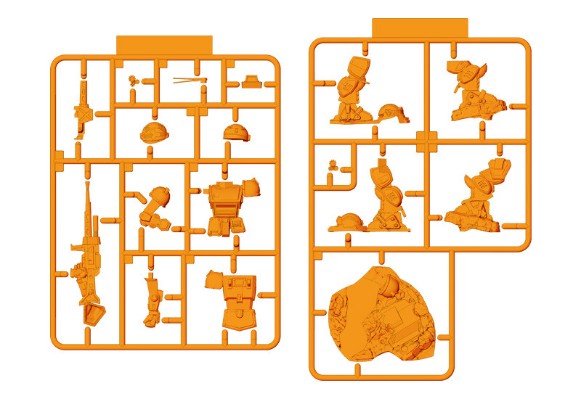 PLAMAX MF-60 minimum factory 装甲骑兵波特姆斯 眼镜斗犬 片头曲：炎之宿命 / 片尾曲：一直以来只有你