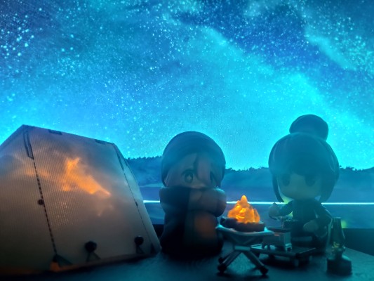 粘土人#1623 摇曳露营△ 各务原抚子 单人露营Ver.