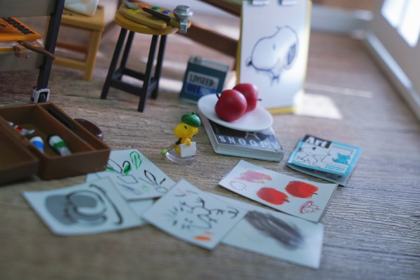 花生漫画 史努比的画室