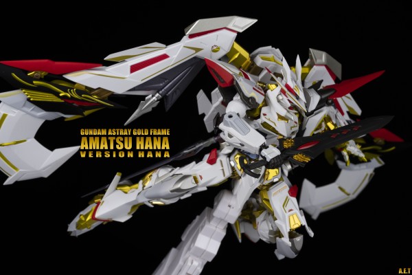 METAL BUILD 机动战士高达SEED ASTRAY 天空的皇女 MBF-P01-Re3 异端高达金色机 天哈娜