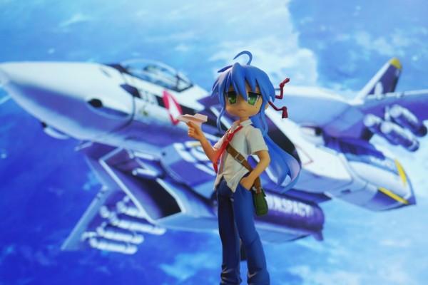 一番くじ  らき☆すた×マクロスF（フロンティア） こらぼれーしょんずヤック・デカルチャー！ A賞 泉此方   -阿尔特 コスプレ-