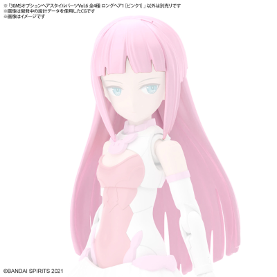 30MS 自定义发型配件6 全4种 长发2[粉色1]