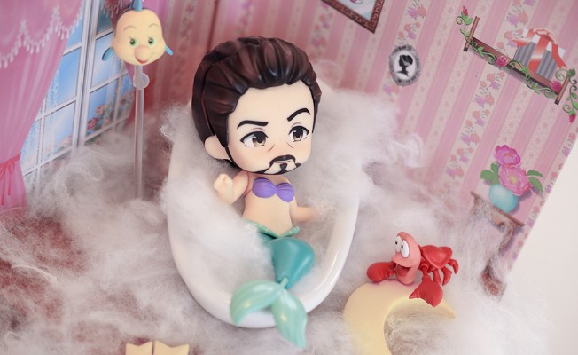 黏土人配件 公主Type 灰姑娘蓝色 