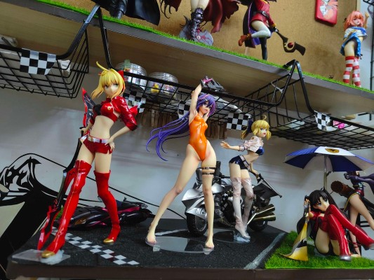 ARMS NOTE 游泳部的后辈 蓝色条纹泳装