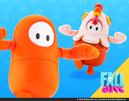 糖豆人 可动模型套装 01：影视巨星/小鸡套装（暂译）