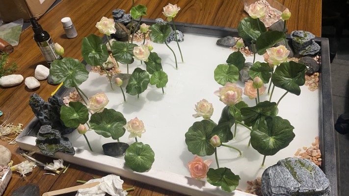 汉服少女 映水芙蓉