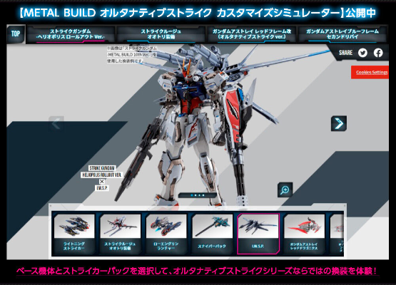 METAL BUILD 机动战士高达SEED MSV I.W.S.P.