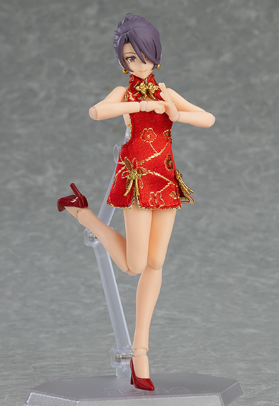 figma#569 女性素体 (末花)  与 短旗袍裝