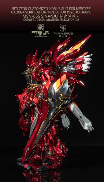 MG 1/100 机动战士高达UC  MSN-06S 新安州 Ver.ka. Titanium Finish