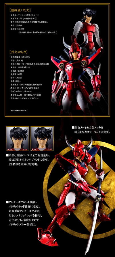 ARMOR PLUS  魔神坛斗士 火焰神 真田辽（复刻版）