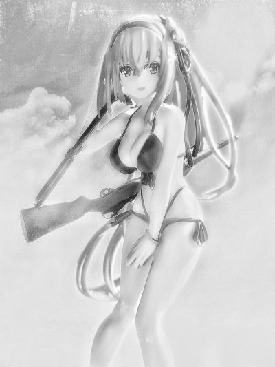 S-style 少女前线 M1加兰德 泳装Ver. (沙滩公主)
