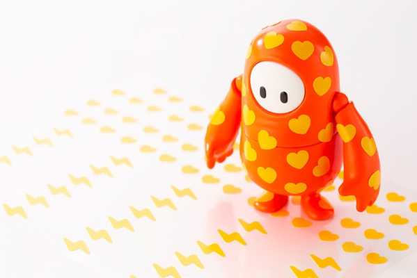 糖豆人 可动模型套装传奇版： 橙汁/金色小鸡套装（暂译）